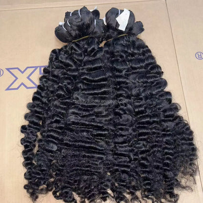 Wholesale Unprocessed Raw Vietnamese Hair Bundle Virgin Burmese Curly Human Hair Bundles Weft Wholesale Raw Indian Hair Vendors