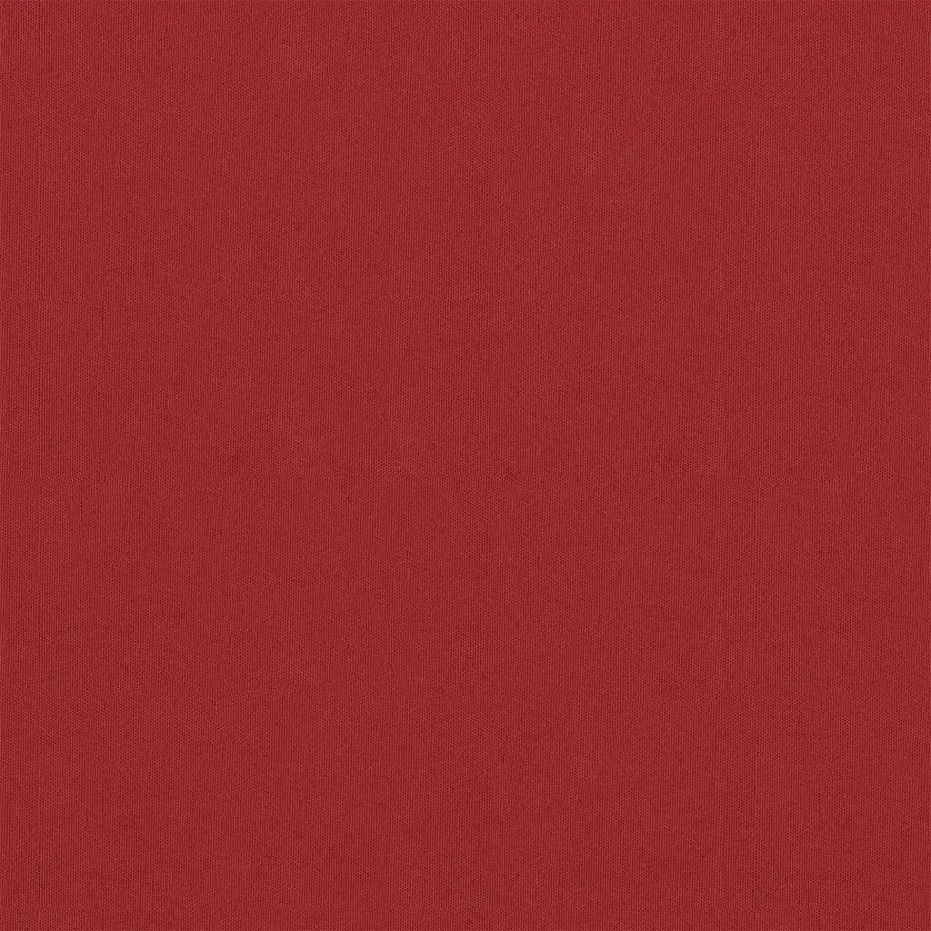 VidaXL W2B Balcony Screen 35.4x157.5 Inch Red Oxford Fabric Sun Shelter