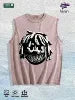 Dreadlocks Character Graphic Washed Vest US Warehouse 3 Colors Cotton Tank