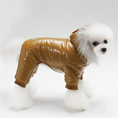 Pet Dog Clothes Coat Winter Warm Outerwear Thicken Dog Clothing Wadded Jacket Fashion Pet Cat Products Clothes For Dog Puppy Cat