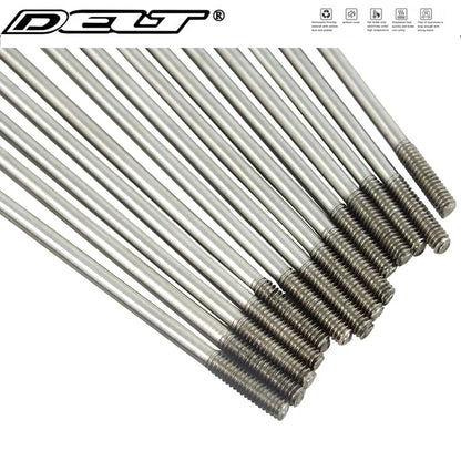 36Pcs 13G(2.25mm)122-240MM 304 Stainless Steel Bicycle Spokes & Nut Electric E-Bike Cycle