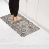 Non Slip Washable Absorbent Kitchen Mats Woven Runner Rugs for Laundry Room Hallway and Kitchen Use