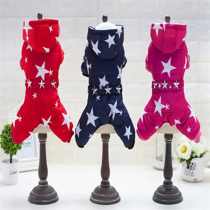 HOT Pet Dog Clothes Coat Winter Warm Outerwear Thicken Dog Costume Clothing Wadded Jacket Pet Cat Products Clothes For Dog Puppy