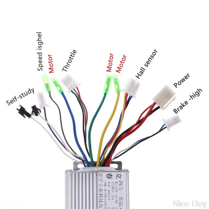 36V/48V 350W Electric  E-bike Scooter Brushless  Motor Controller My20 20 Dropship