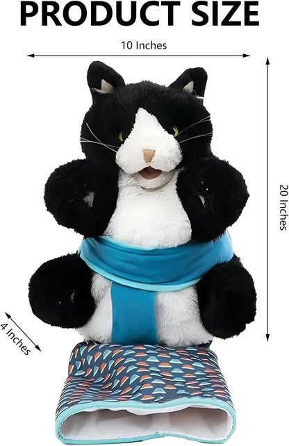 Cats Puppet Wrestler, Cat Wrestling Toy Puppet, Cat Antarcking Wrestler Glove, Hand Puppet with Tough Padding