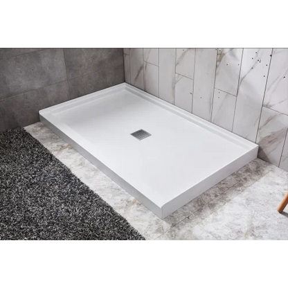 Free Shipping 48"x36" Corner Shower Pan Bathroom Non-slip Shower Base