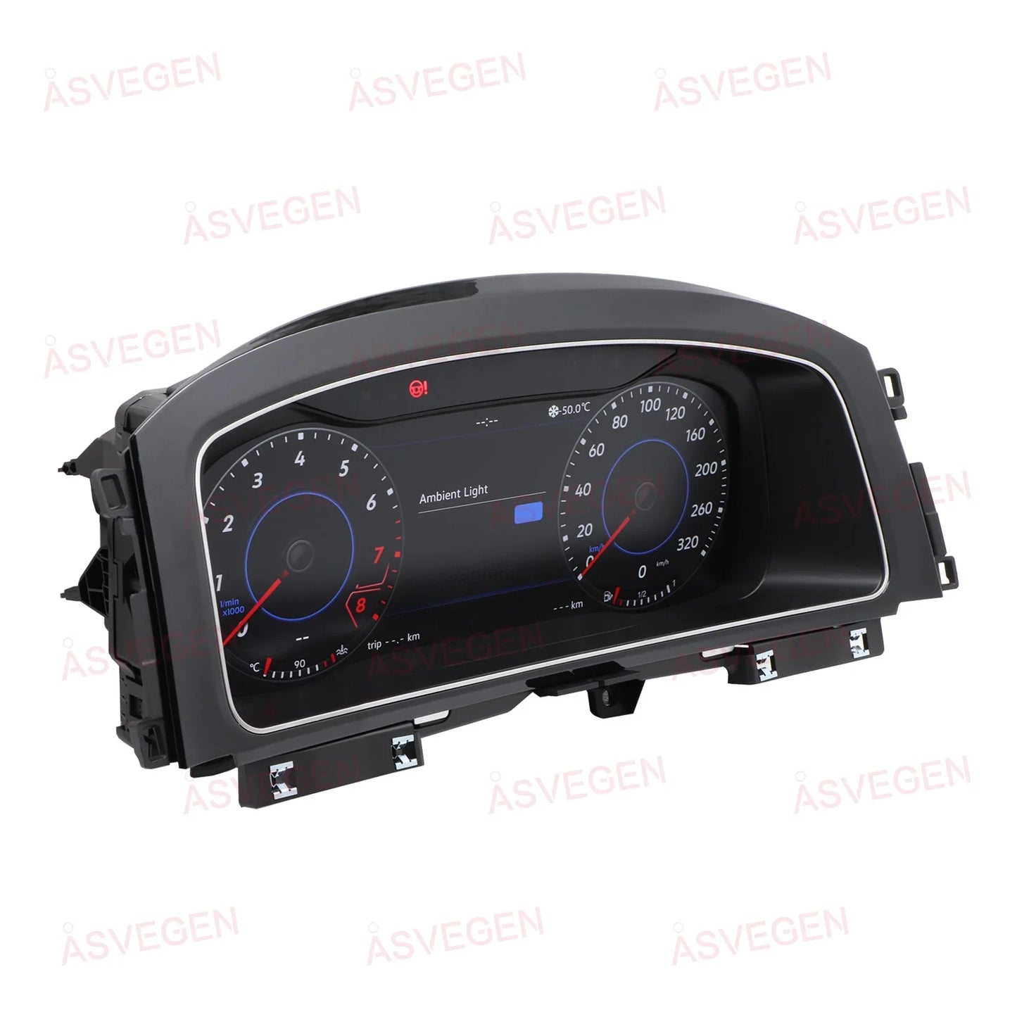 For Volkswagen VW Golf 7/7.5 2013-2020 LCD Dashboard Panel 12.3" Display Digital Cluster Virtual Instrument CockPit Speedometer