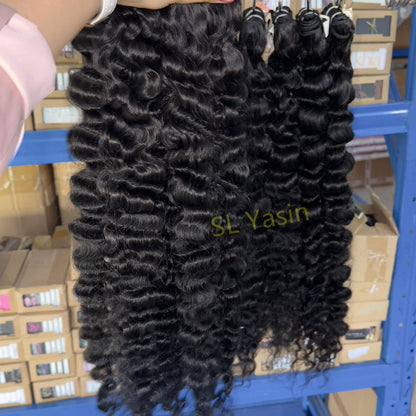 Wholesale Raw Cambodian Hair Vendor Cuticle Aligned Straight Hair Unprocessed Burmese Curly Human Hair for Women