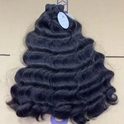 100% Unprocessed Raw Human Curly Hair Extensions Raw Wave Weft Bundles Vietnamese Burmese Curly for Party