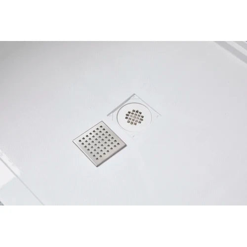 Free Shipping 48"x36" Corner Shower Pan Bathroom Non-slip Shower Base