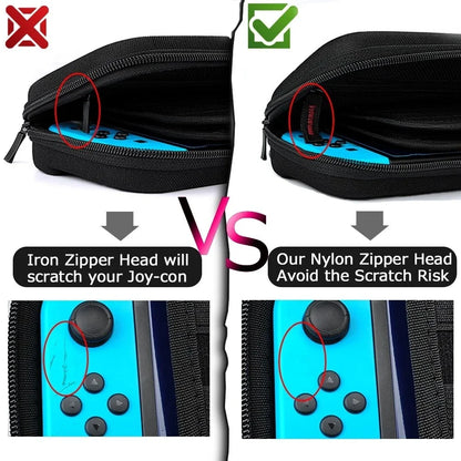 Portable Storage Bag For Switch Waterproof Case Hard Shell NS Console Switch Carrying Case Travel Accessories