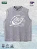 Mystic Eye & the Saint Graphic Washed Vest US Warehouse 3 Colors Cotton Tank
