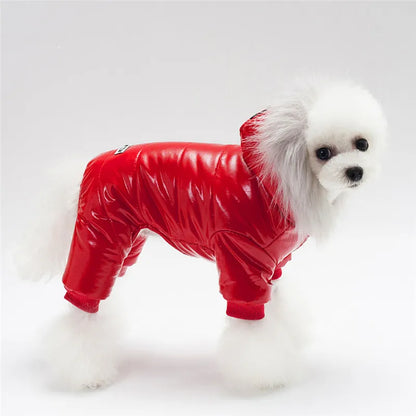 Pet Dog Clothes Coat Winter Warm Outerwear Thicken Dog Clothing Wadded Jacket Fashion Pet Cat Products Clothes For Dog Puppy Cat