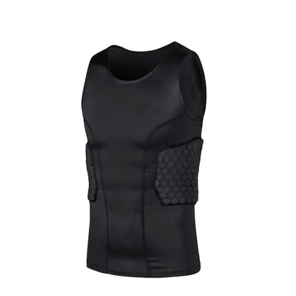 Sports Honeycomb Anti-Collision Suit Anti-Collision T-Shirt Shorts Football Cycling Sports Protective Gear
