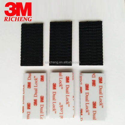 3M Hook and Loop Repeatable Fastener Black Tape SJ3550 Dual Lock Tape