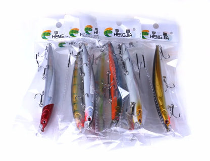 5CM/7.4G Popper Hard Floating Fishing Lure with 3D Lure Eyes in Saltwater