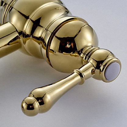 Luxury Shower Bathroom Accessories Set, Towel Ring, Paper Holder, Coat Hook, Toilet Brush, Polished Gold, Bath Hardware