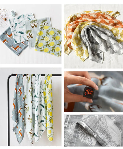 New Cotton Baby Blankets Newborn Soft Cotton Baby Blanket Muslin Swaddle Wrap Feeding Burp Cloth Towel Scarf Baby Stuff 58x58cm