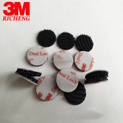 3M Hook and Loop Repeatable Fastener Black Tape SJ3550 Dual Lock Tape