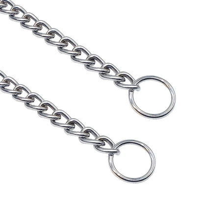 Personalized Pet Dog Chain Choke Collar Pets Training Engraved ID Slip Collars Choker For Medium Large Dogs Pitbull Pug Bulldog