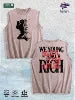 Young Rich Future Graphic Washed Vest US Warehouse 3 Colors Cotton Tank