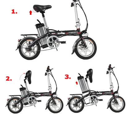 Electric Folding Bike E-Bike Shock Seatpost 25.4mm 27.2mm 28.6mm 31.8mm 33.9mm Bicycle Folding Flipped Shock Absorber Seat Post