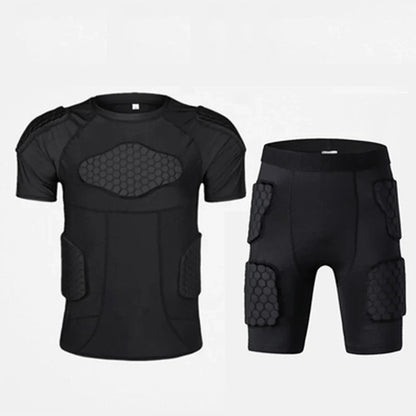 Sports Honeycomb Anti-Collision Suit Anti-Collision T-Shirt Shorts Football Cycling Sports Protective Gear