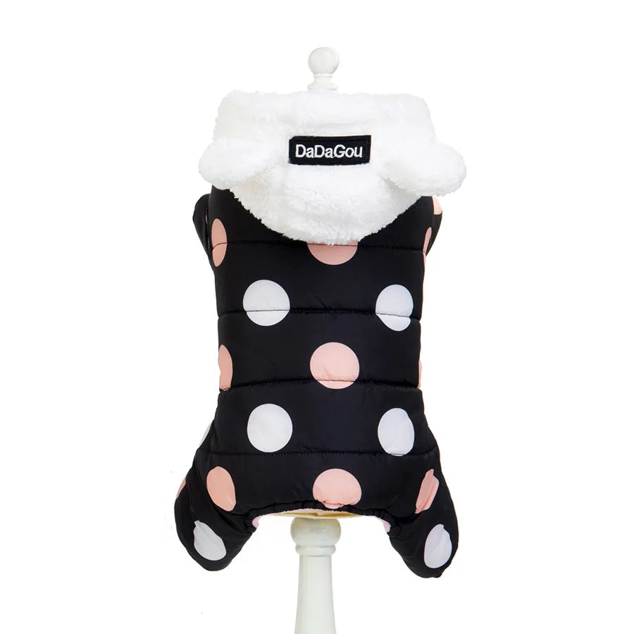 Pet Dog Clothes Coat Winter Warm Outerwear Thicken Dog Clothing Wadded Jacket Fashion Pet Cat Products Clothes For Dog Puppy Cat