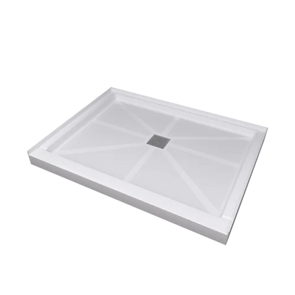 Free Shipping 48"x36" Corner Shower Pan Bathroom Non-slip Shower Base