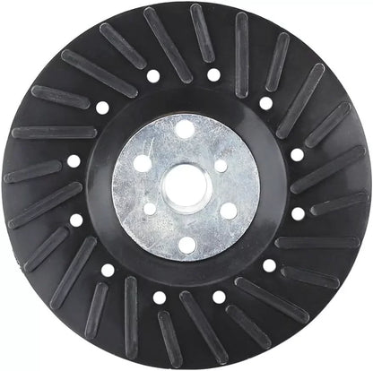 US Local Stock Ships in 24H Free Shipping USA 1 Pack - 4-1/2" X 5/8"-11 Resin Fiber Disc Backing Pad with Lock Nut for Grinder