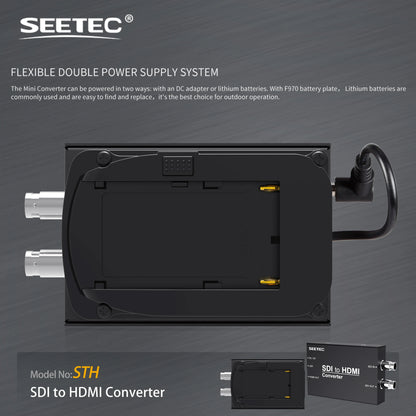 SEETEC STH Pro SDI to HDMI Converter 1080P60, SMPTE 259M/292M/424M Compliant, Factory Direct Custom Logo/Packaging