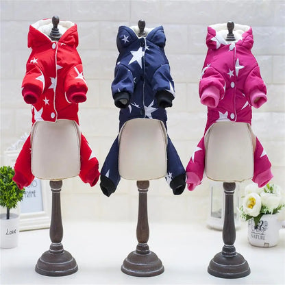 HOT Pet Dog Clothes Coat Winter Warm Outerwear Thicken Dog Costume Clothing Wadded Jacket Pet Cat Products Clothes For Dog Puppy