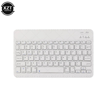 Mini Bluetooth-compatible Keyboard Wireless Keyboard For Computer Phone  English Russian Rechargable Keyboard For Ipad Tablet PC