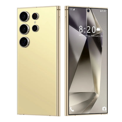 S24 Ultra 7.3 108MP Camera Phone with 8000mAh 65W Night Photography Features Dual SIM MTK Smart HD 2K Screen Face ID Recognition
