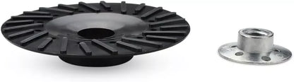 US Local Stock Ships in 24H Free Shipping USA 1 Pack - 4-1/2" X 5/8"-11 Resin Fiber Disc Backing Pad with Lock Nut for Grinder