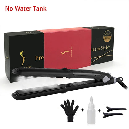 Hair Straightene Professional Steam Flat Iron Ceramic Tourmaline 450F Fast Straightening Curler Vapor Hair Styling Tool