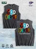 GOD FIRST Graphic Washed Vest US Warehouse 3 Colors Cotton Tank