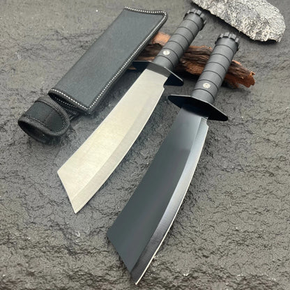 High - Hardness Integral Full - Tang Fixed Blade Knife for Wild Camping Multi - Functional Camping Outdoor Tactical Knife
