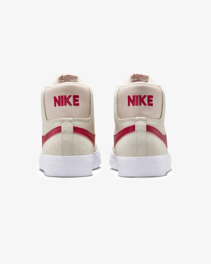 NIKE SB ZOOM BLAZER MID - PALEIVORY/ NOBLERED