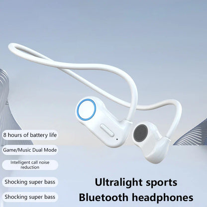 Wireless Bluetooth Earbuds Behind the Ear Sports Running Open-Ear Bluetooth Headphones with Ultra-Long Battery Life Waterproof