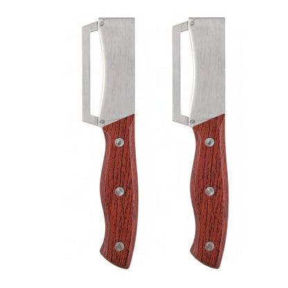 Stainless Steel Vegetable Peeler with Wooden Handle 3-in-1 Fruit Potato Peeler with Bottle Opener Kitchen Peeling Cooking Tools