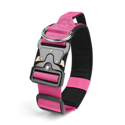 Tactical Dog Collar for Medium to Large Dogs 8 Colors Pet Collar Durable Comfortable Harness for Training And Control