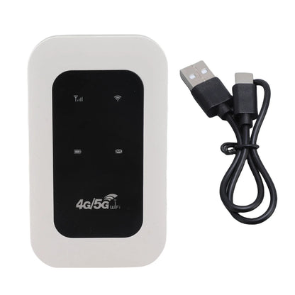 Portable 300Mbps 4G WiFi Hotspot Plug and Play Support 10 Devices Travel Mobile Hotspot with SIM Card Slot for Motorhome