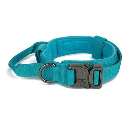 Tactical Dog Collar Adjustable Nylon Dog Supplies With Heavy Duty Metal Buckle Durable Training Collar For Medium And Large Dogs