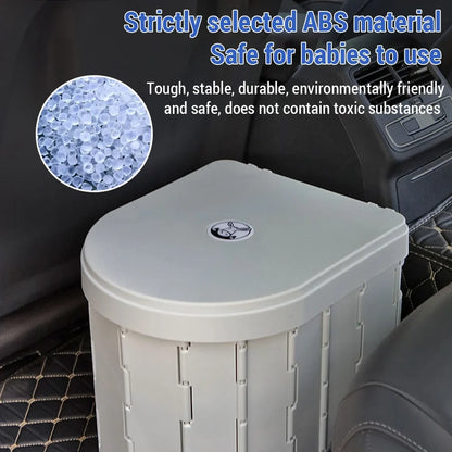 Outdoor Toilet for Camping Convenient Car-mounted Folding Toilet for Travel Adult Children and Elderly Potty Odor-proof Non-slip