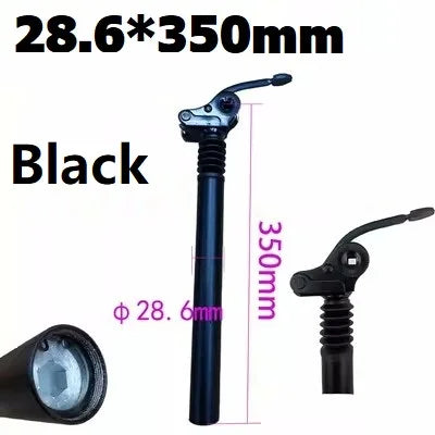 E-Bike Electric Folding Bike Shock Absorber Seat Post Alloy 25.4mm 27.2mm 28.6mm 31.8mm 33.9mm 34mm Folding Flipped Seat Post