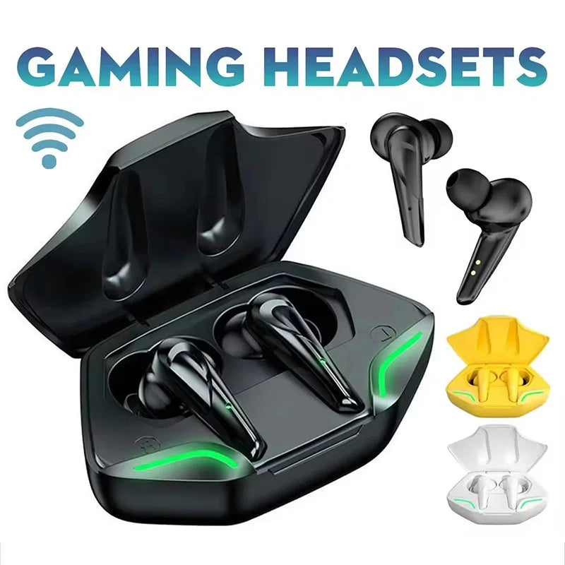 Bluetooth Headset Wireless Earbuds With Microphone Stereo Bass Clear Voice Call Control For Smart Phone Mobile Phone Music Calls