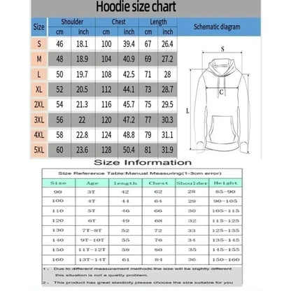 Dragon Ball Comics Co Branded Printed Hoodie Men's and Women's Autumn/Winter New Loose Casual Harajuku Parent-child Sweater Top