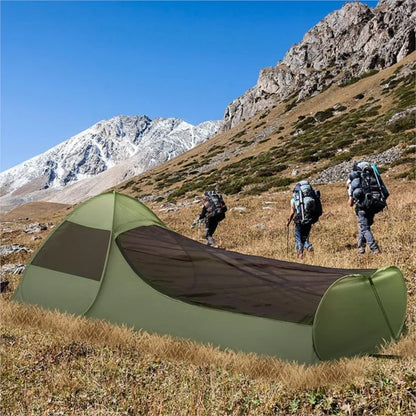 Lightweight Camping Tent Portable Lightweight Pop-up Tent Mountaineering tourism Outdoor Camping Single Bed Mosquito Net
