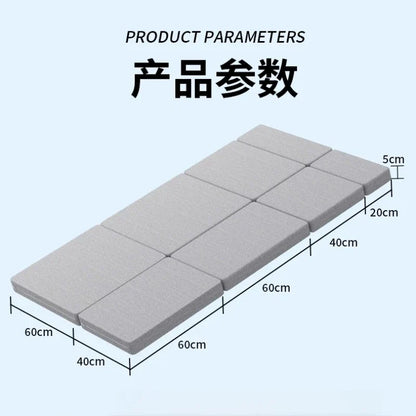 Folding Camping Bed Portable With Mattress For Car SUV Space Saving Foldable Cot For Adults Outdoor Travel Home Office Nap
